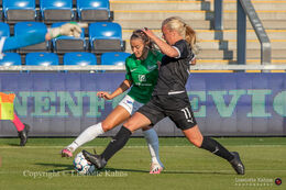 "Kvindeliga" match Fortuna Hjorring vs. Aab at "Bredbaand Nord Arena" in Hjorring, Denmark