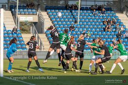 "Kvindeliga" match Fortuna Hjorring vs. Aab at "Bredbaand Nord Arena" in Hjorring, Denmark
