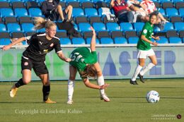 "Kvindeliga" match Fortuna Hjorring vs. Aab at "Bredbaand Nord Arena" in Hjorring, Denmark