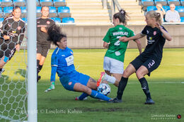 "Kvindeliga" match Fortuna Hjorring vs. Aab at "Bredbaand Nord Arena" in Hjorring, Denmark