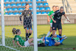 "Kvindeliga" match Fortuna Hjorring vs. Aab at "Bredbaand Nord Arena" in Hjorring, Denmark