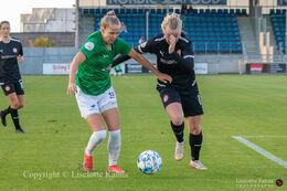"Kvindeliga" match Fortuna Hjorring vs. Aab at "Bredbaand Nord Arena" in Hjorring, Denmark