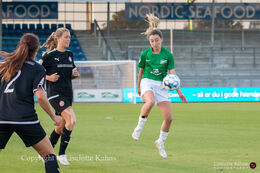 "Kvindeliga" match Fortuna Hjorring vs. Aab at "Bredbaand Nord Arena" in Hjorring, Denmark