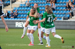 "Kvindeliga" match Fortuna Hjorring vs. Aab at "Bredbaand Nord Arena" in Hjorring, Denmark