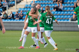 "Kvindeliga" match Fortuna Hjorring vs. Aab at "Bredbaand Nord Arena" in Hjorring, Denmark