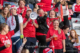 Women's Nations League premiere, Denmark vs Germany at Viborg Stadium, Denmark
