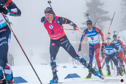 Men's mass start race at the BMW IBU biathlon World Cup Finals 2023 in Holmenkollen