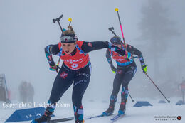 Women's mass start race at the BMW IBU biathlon World Cup Finals 2023 in Holmenkollen