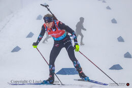 Women's mass start race at the BMW IBU biathlon World Cup Finals 2023 in Holmenkollen