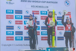 Women's mass start race at the BMW IBU biathlon World Cup Finals 2023 in Holmenkollen