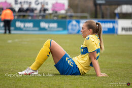 Malin Sunde (#23 Brondby IF) disappointed with the defeat in the Women's Cup Final, FC Thy-Thisted Q vs. Brondby IF at Lerpytter stadium in Thisted, Denmark