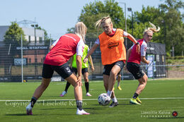 Football, "Kvindelandsholdet" training session 2020