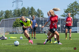 Football, "Kvindelandsholdet" training session 2020