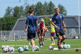 Football, "Kvindelandsholdet" training session 2020