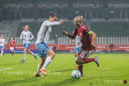 WMS NT, Denmark vs. Israel. Viborg 2020. Pernille Harder in action