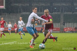 WMS NT, Denmark vs. Israel. Viborg 2020. Pernille Harder in action