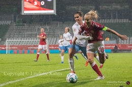 WMS NT, Denmark vs. Israel. Viborg 2020. Pernille Harder in action