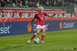 WMS NT, Denmark vs. Italy. Viborg 2020. Pernille Harder in action