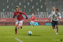 WMS NT, Denmark vs. Italy. Viborg 2020. Nicoline Sørensen in action