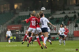 WMS NT, Denmark vs. Italy. Viborg 2020. Sara Thrige in action