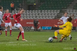 WMS NT, Denmark vs. Italy. Viborg 2020. Caroline Møller in action