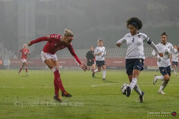 WMS NT, Denmark vs. Italy. Viborg 2020. Sanne Troelsgaard in action