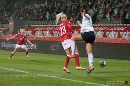WMS NT, Denmark vs. Italy. Viborg 2020. Sofie Svava in action