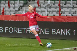 WMS NT, Denmark vs. Italy. Viborg 2020. Sofie Svava in action