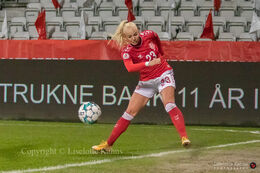 WMS NT, Denmark vs. Italy. Viborg 2020. Sofie Svava in action