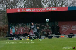 WEURO2022 training session in Herning, November 2020. Simone Boye in action