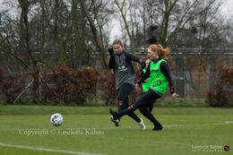 WEURO2022 training session in Herning, November 2020. Signe Bruun and Stine Ballisager in action