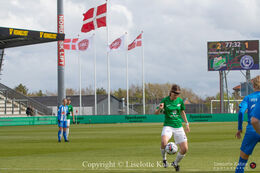 Signe Baattrup (#12 Fortuna Hjorring) in the Cupfinal, Fortuna Hjorring vs. FC Thy at "Bredbaand Nord Arena" in Hjorring, Denmark