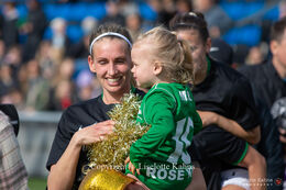 Camilla Kur (and Jr.) in the Cupfinal, Fortuna Hjorring vs. FC Thy at "Bredbaand Nord Arena" in Hjorring, Denmark