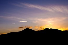 Mourne Mountains Silhouette - 4921