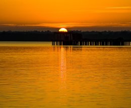 Sunset at Lough Neagh - 6857
