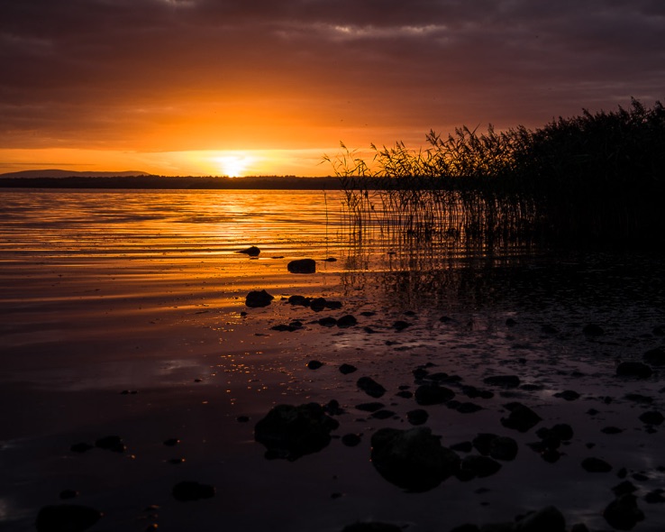 Sunset at Lough Neagh - 3843