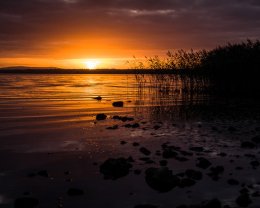 Sunset at Lough Neagh - 3843