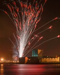 Carrickfergus Castle Fireworks - 1526