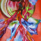 Orange Swirls - SOLD