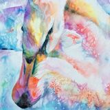Rainbow swan