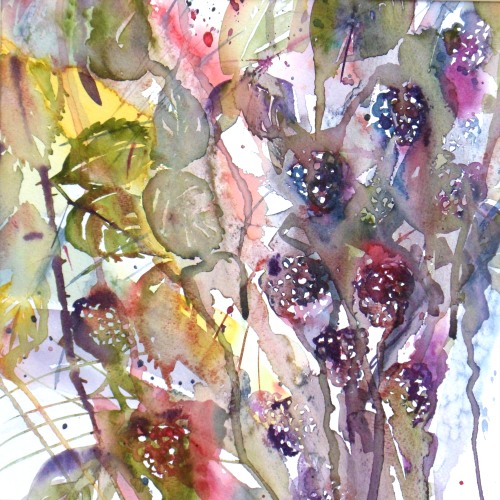 Autumn blackberries