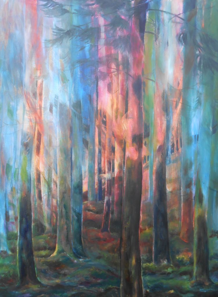 Dark Forest: LizHarveyArt.co.uk