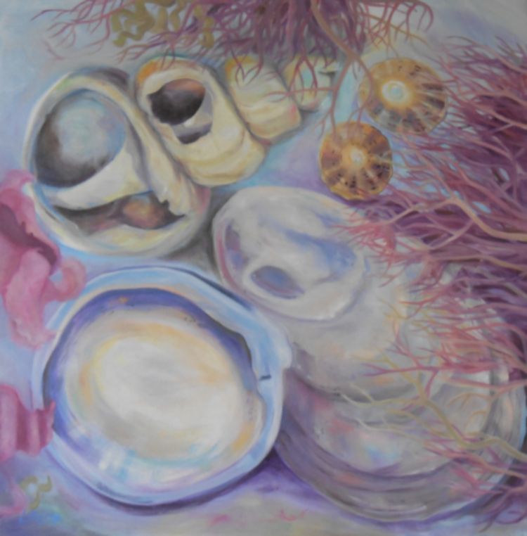 Rockpool 3 (oil on canvas)