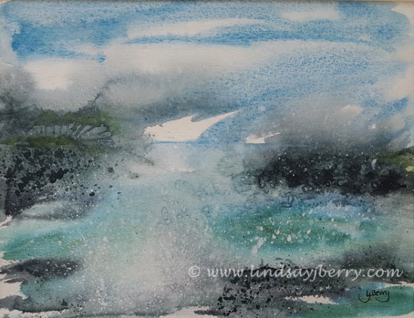 Wind Whipped Coast