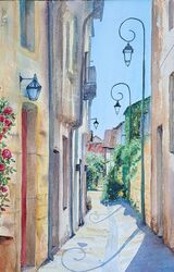 Lamplit Lanes, Eymet, Dordogne