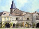 The bastide of Monpazier, Dordogne