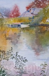 Manor Farm Pond Autumn, SSJ