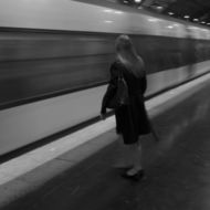 metro, metro (aluminium print)