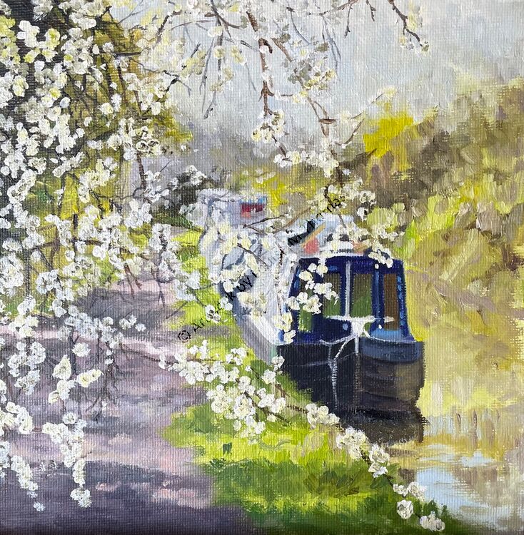 Springtime on the canal