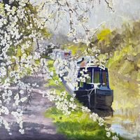 Springtime on the canal